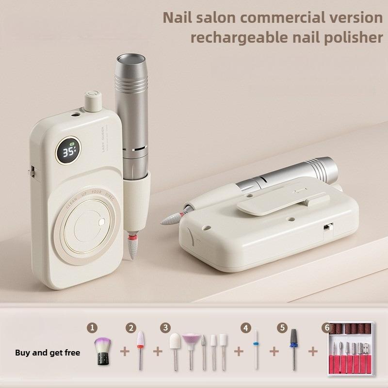 New 35000RPM Portable Low Noise Electric Handle Nail Remover, Dead Skin Removal&Nail Polish Grinding Machine for Nail Salons