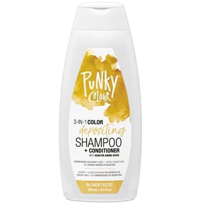 Punky Colour - 3-in-1 Color Depositing Shampoo + Conditioner Blondetastic