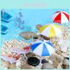 Adorable Mini Sun Umbrella Micro Landscape Ornament For Charming Dollhouse Decor