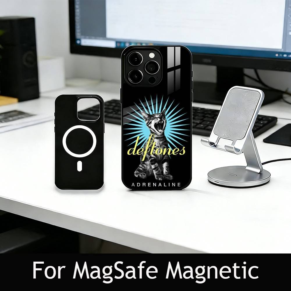 R-Rock B-Band D-Deftones Phone Case For iPhone17,16,15,14,13,12,11 Plus,Pro Magnetic with Magsafe Wireless Charging