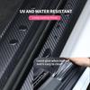 Carbon Fiber Vinyl Wrap For Cars Door Protector Edge Guards 0.6Mm Thick 33Ft Length Multi Width Options Universal Fit Hood Trunk Dashboard Motorcycle