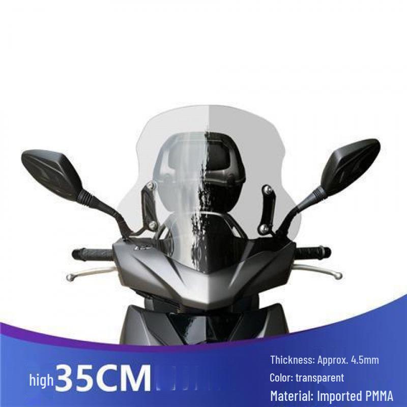Transparent Front Windshield for Suzuki UY125 & Haojue AFR125