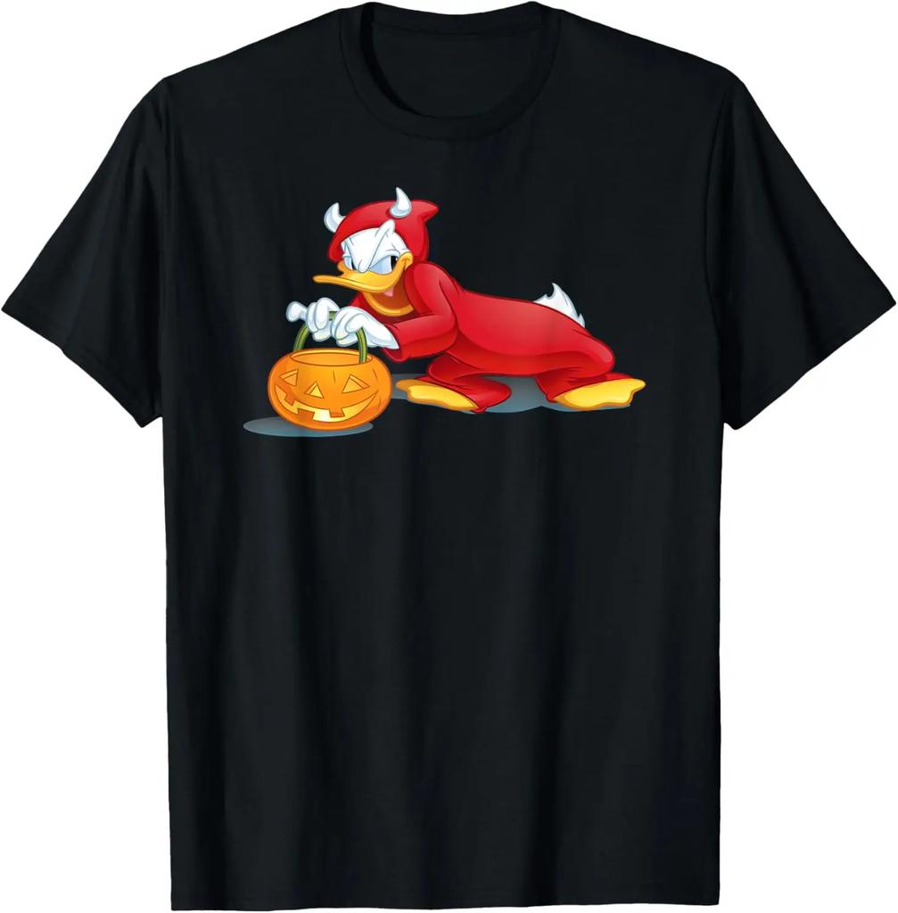 Hot Fashion Donald Duck - Halloween Donald Duck Devil T-Shirt S-4XL Four Seasons Gift Unisex