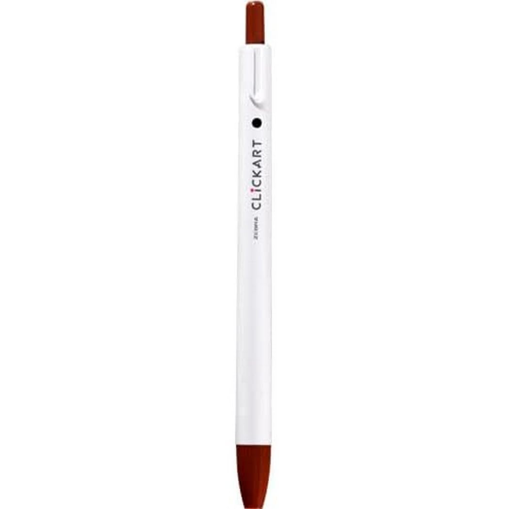 

Zebra Color Pen Clickart Brown WYSS 22E Knock-Style Water-Based