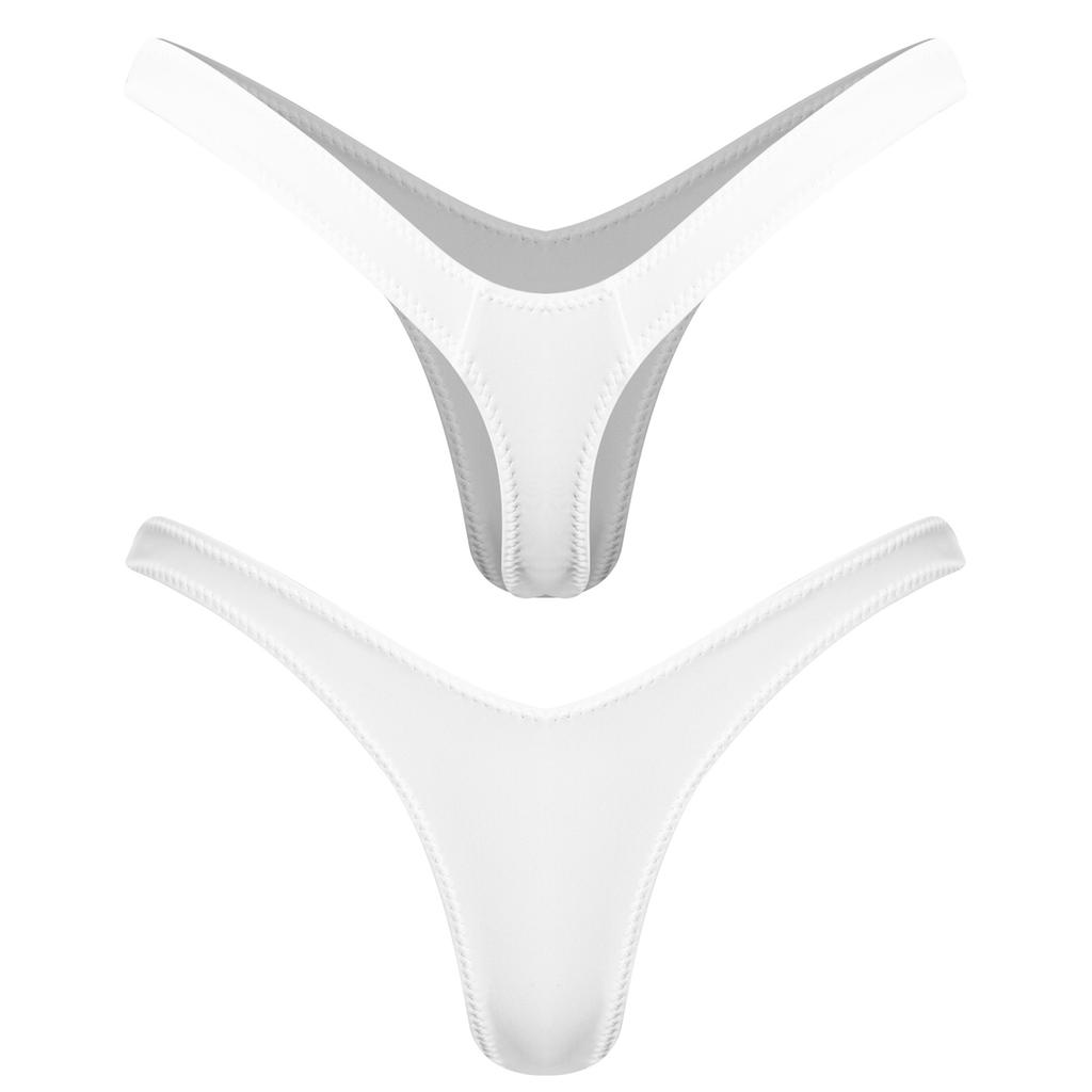 Womens V Shape Thong T-back G-string Panties Mini Bikini Briefs