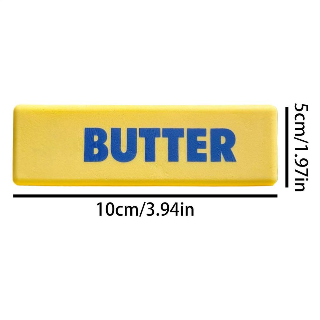 Antistress Butter Stick Squishys Toy Stress Anxiety Relief Fidget Toys Slow Rising Squeeze Toys Cheese Stick Sensory Toy