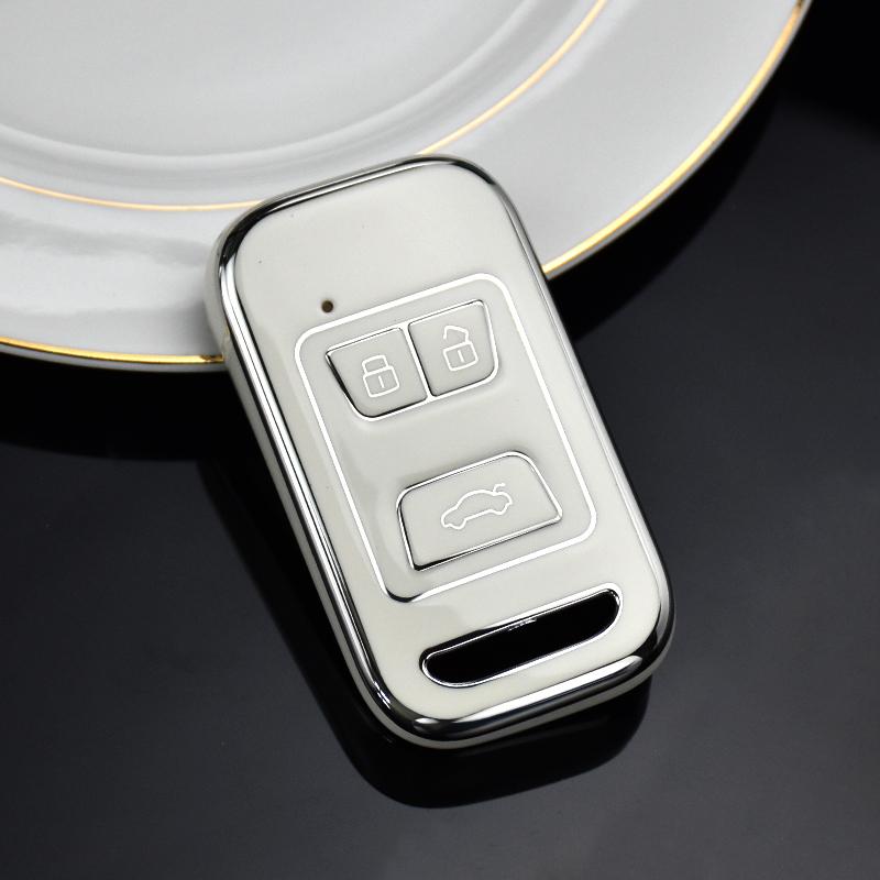 

Новый чехол для ключей из ТПУ, защитный чехол для Chery Tiggo 3 5X 4 8 Glx 7 2019 2020 Arrizo для Cheri Tiggo 8, держатель для автомобильных ключей в виде ракушки Key Case белый