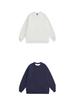 Autumn 2025 Men's Plus Size Loose Round Neck Solid Color Long Sleeve Hoodie