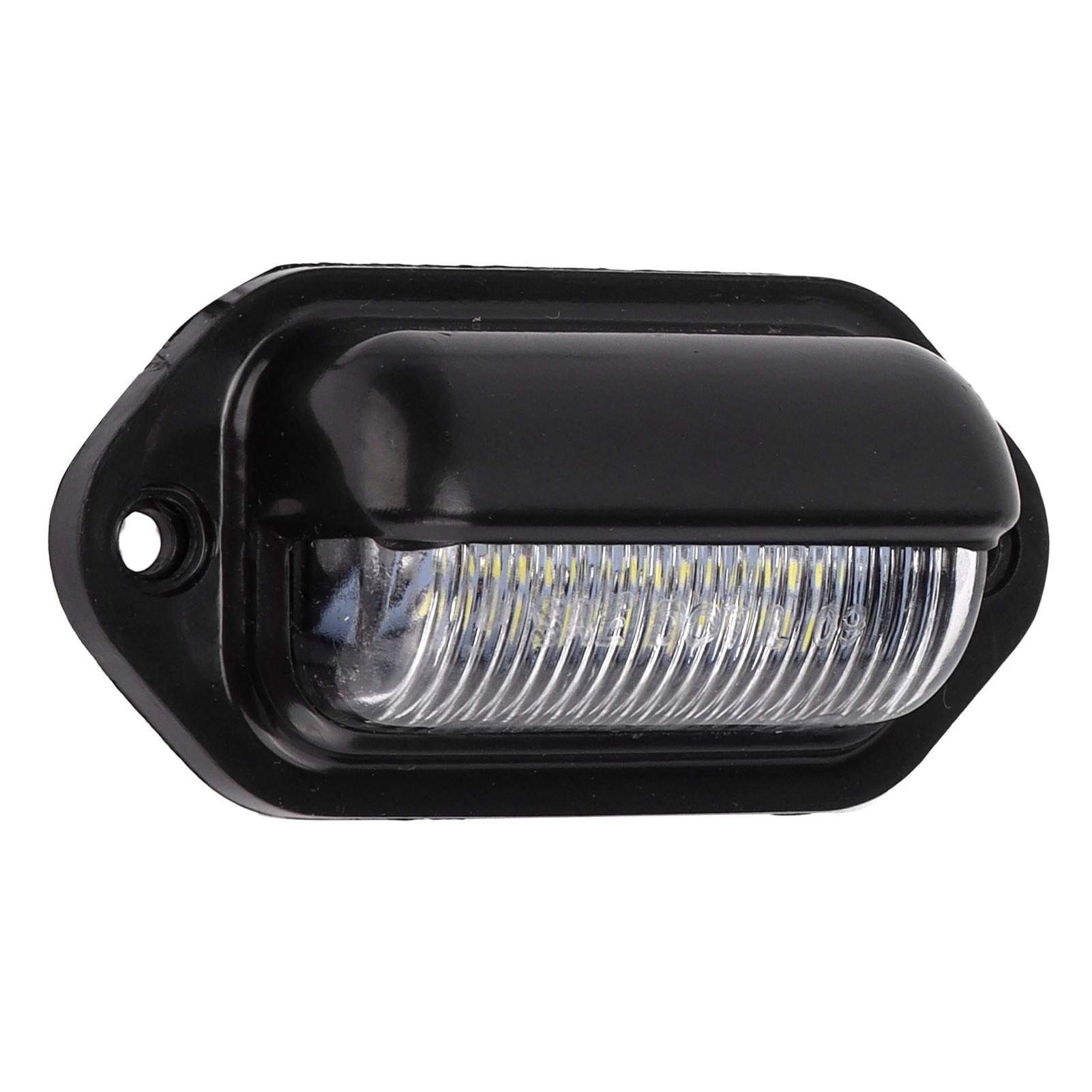 

12 В 6 светодиодов подсветка номерного знака 6000 К Яркая водонепроницаемая лампа для лодок, автомобилей, грузовиков, автофургонов