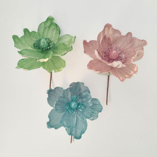 Artificial Flower Christmas Decoration DIY Christmas Tree Wreath Ornaments Faux