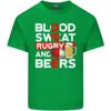 Blood Sweat Rugby and Beers England Funny Unisexs Light Cotton TShirt