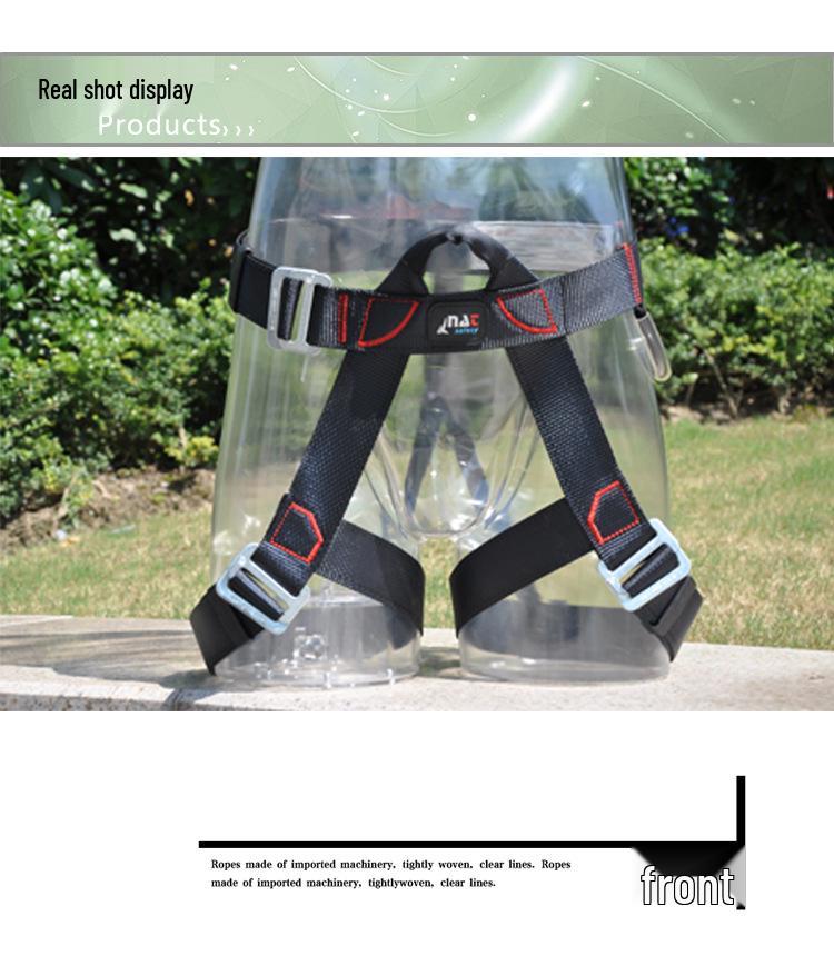 Outdoor Rock Climbing & Fire Rescue Half-Body Sit Harness