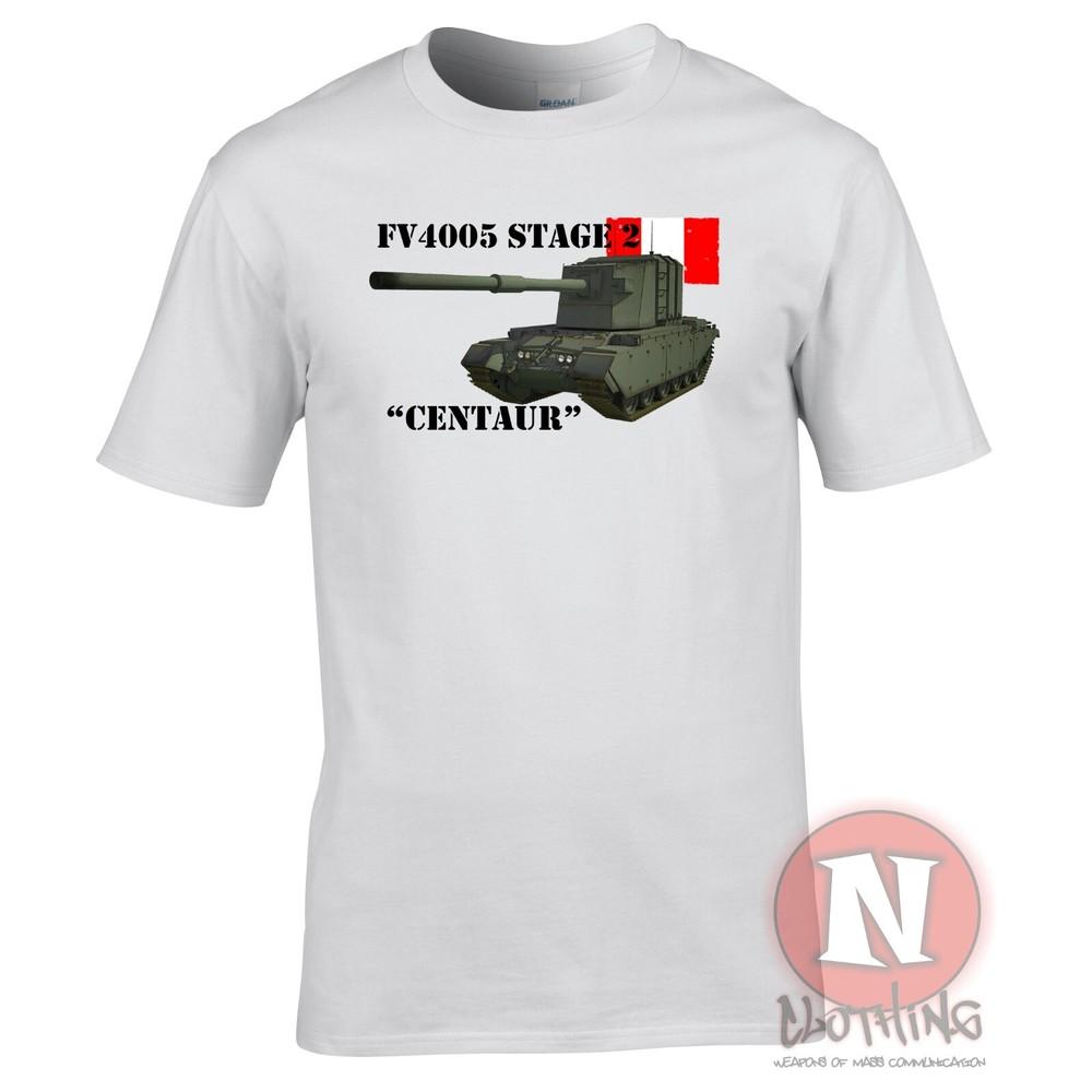 Fv4005 Centaur Tank TShirt British Cold War Military Vehicle Wot S