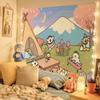 Festive Holiday Characters Wall Decor Wall Tapestries Room Decor Wall Cloth Party Hanging Background Room Decor Baby Room Flags