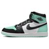 Air 1 Retro High OG Green Glow Unisex Sneakers White Black DZ5485-130