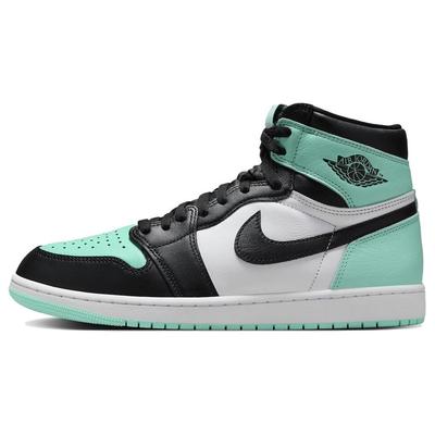 Air 1 Retro High OG Green Glow Unisex Sneakers Λευκό Μαύρο DZ5485-130