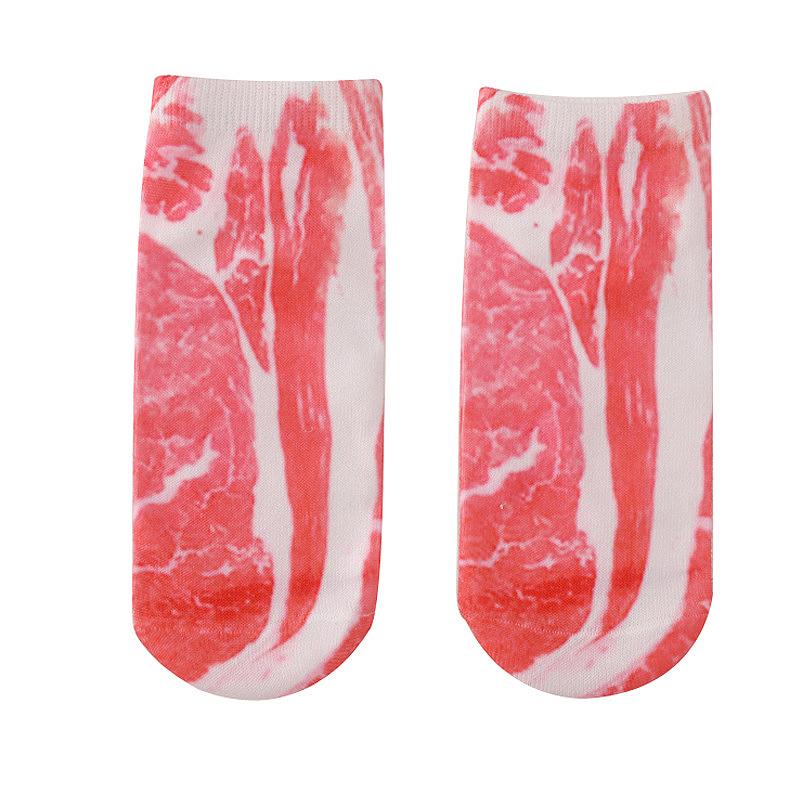 3D Fun And Quirky  Pattern Popular Influencer Women'S Printed Socks
