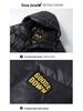 Black Gold Hooded Men's Goose Down Jacket - Thickened, Warm, Cold-Proof Winter Coat