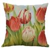 Vintage Flower Cotton Linen Cushion Cover Soft Decorative Pillow Case For Home Comfort
