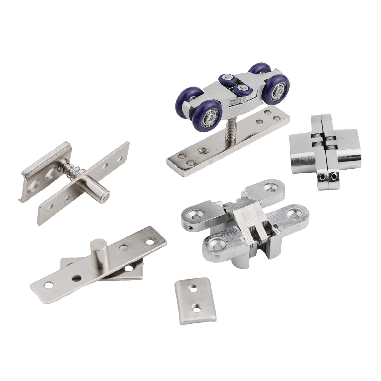 

Rail Pulley Door Hanging Wheel Home Hardware Restaurant Sliver Coffee Shop For Folding Door For Hotel High Quality New China Mainland
