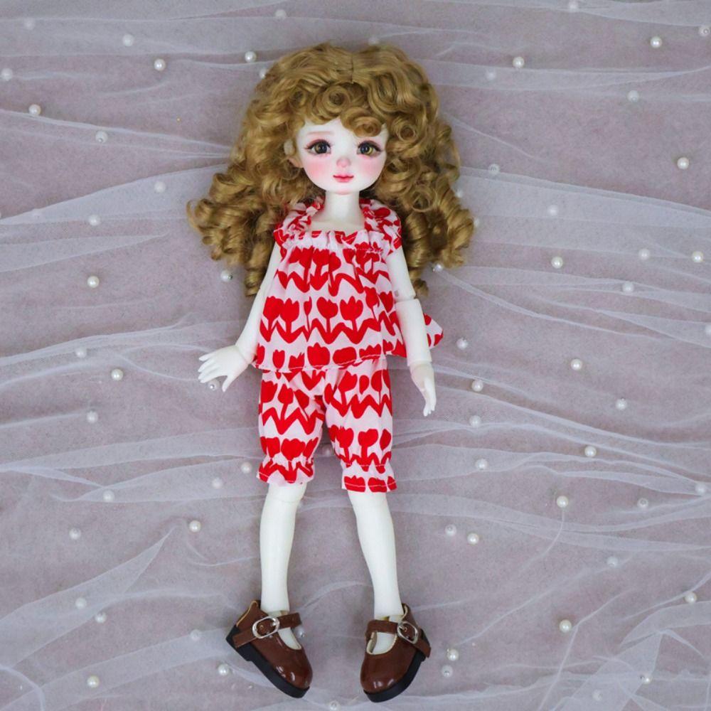 Retro 30cm Doll Clothes Cute Dress Pajamas Trendy Girl Toy Gift (Only Sell clothes)