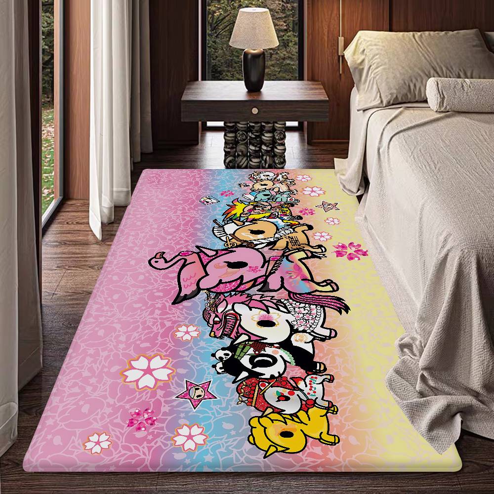 Japan T-TokidokiS Bathroom Mat Retro Multiple Choice Living Room Kitchen Rug Non-Slip Bedside Mats