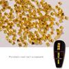 200Pcs/Set Nail Rivet Glitter 3D Effect Non-Fading Metal Rivet Art Decoration Street Punk Charm for Manicure