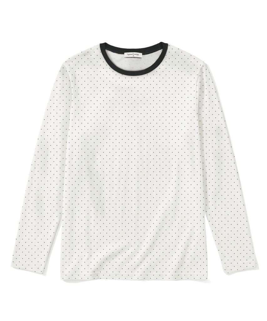 PAGESIISII Dot Full Print Standard Fit Long Sleeve [2 Colors]
