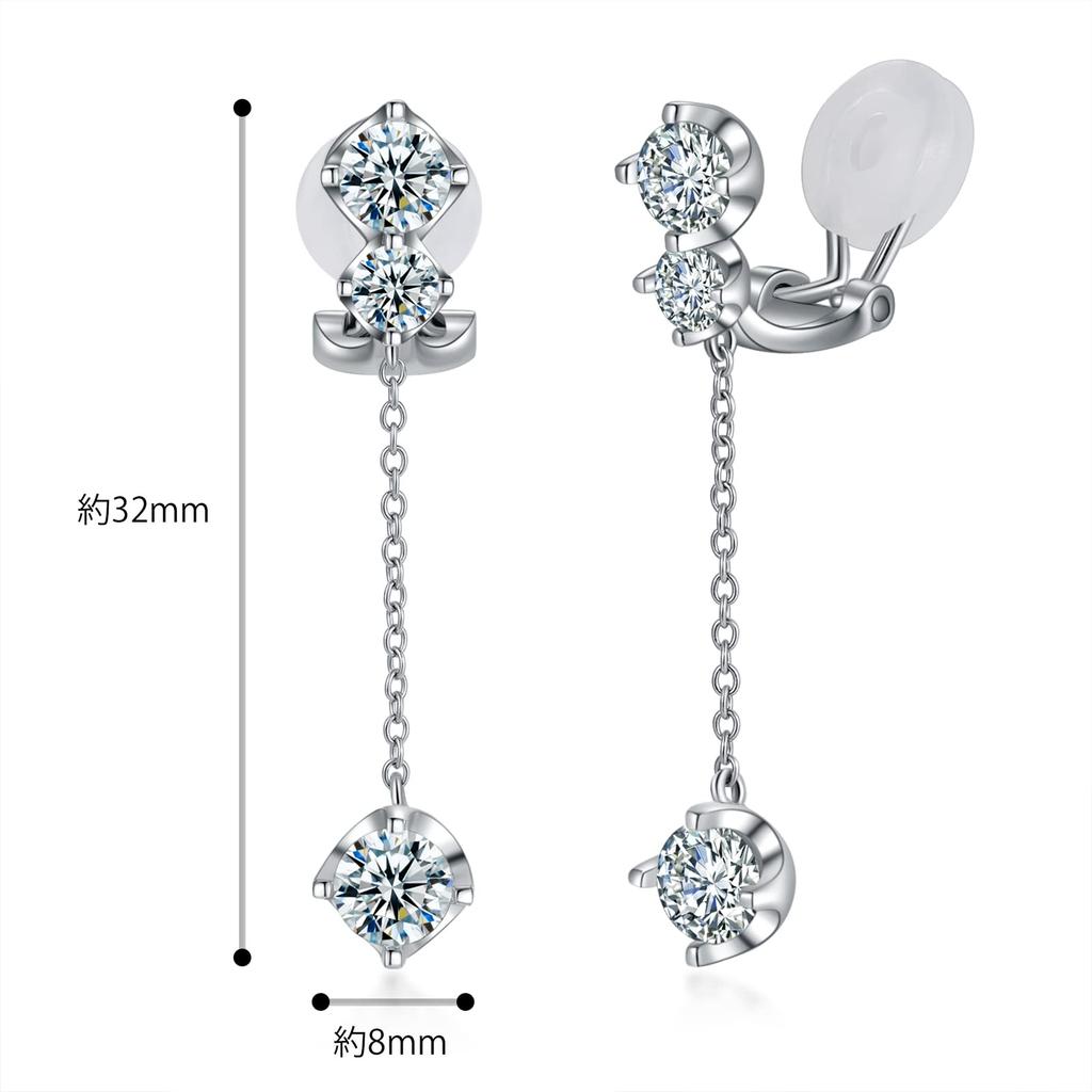 earrings for 5A wedding April April birthday present for popular FH.bird women, popular, dangling, painless, zirconia, hypoallergenic, earrings,
