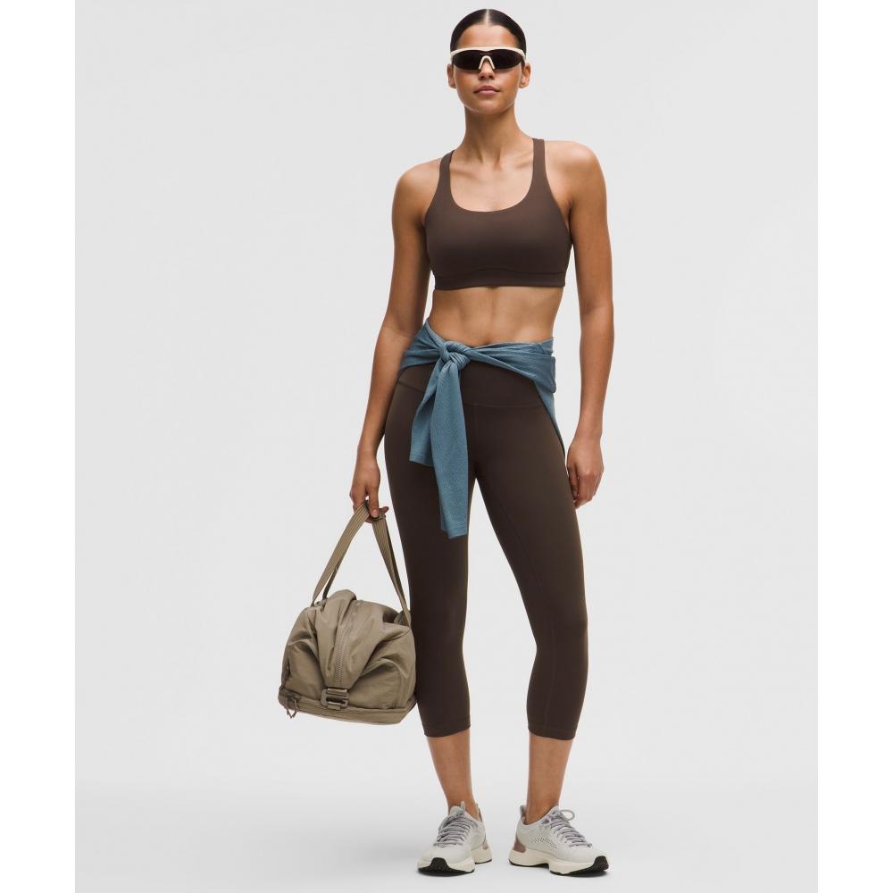 Lululemon Energy Bra MeDium Support  B D Cups  Evolve Walnut Crunch