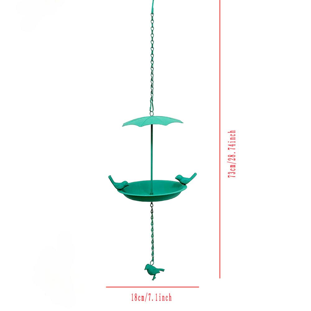 Outdoor Bird Feeder Bird Food Bowl Bird Feeder Wild Bird Feeders Squirrel-Proof Garden Decor Iron Outdoor Bird Baths Bird