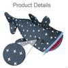 Portable Shark Pen Pouch Pencil Holder Versatile Novelty Large Capacity Accessory for Kids Teens