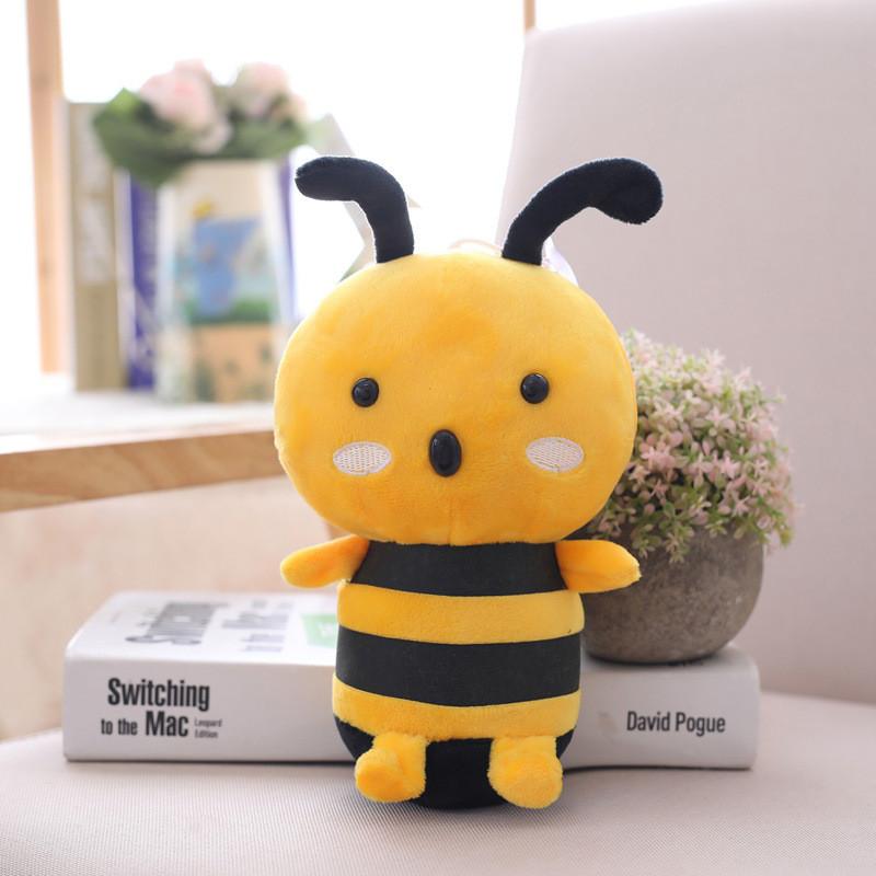 Cute Bee Cartoon Plush Toy Adorable Sleep Companion Girls Kids Birthday Gift