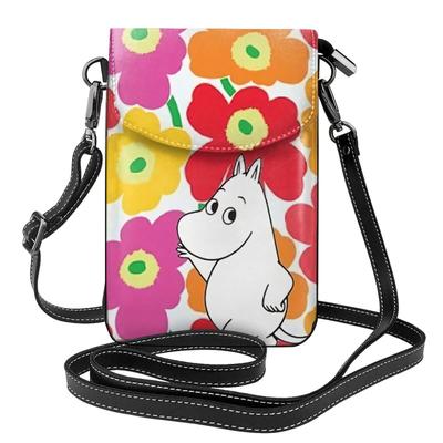 THEBEASTPIE Moomin Shoulder Smartphone Walking Bag for PU Multifunctional Crossbody Small Item Cell Phone LANSERY Card Shoulder Bag Bag, Pouch, Women,