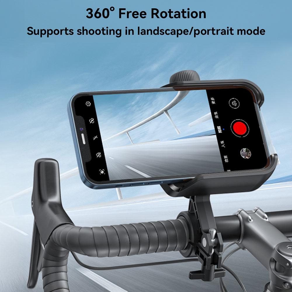 JOYROOM JR-ZS431 Bicycle Handlebar Phone Holder 360 Degree Rotation Cellphone Bracket