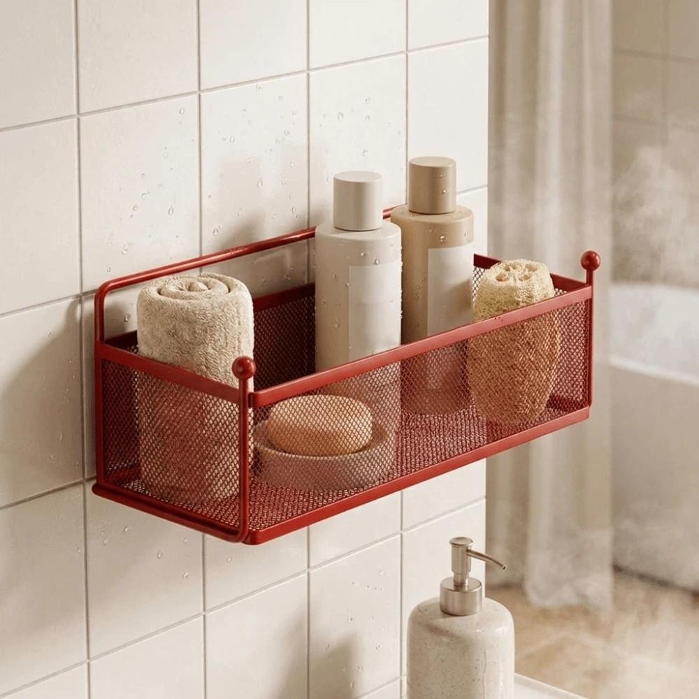 Moisture Resistance Faucet Storage Shelf Wall Mounted Kitchen Storage Rack Bathroom