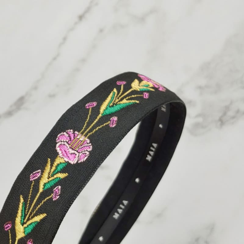 MAIA Rose Garden Headband - Black
