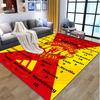 Manchester United F.C Pattern Rug, Indoor/Outdoor Mat, for Picnic, Gameroom, Bedroom, Office, Living Room, Home Decor Carpet, Birthday Gift
