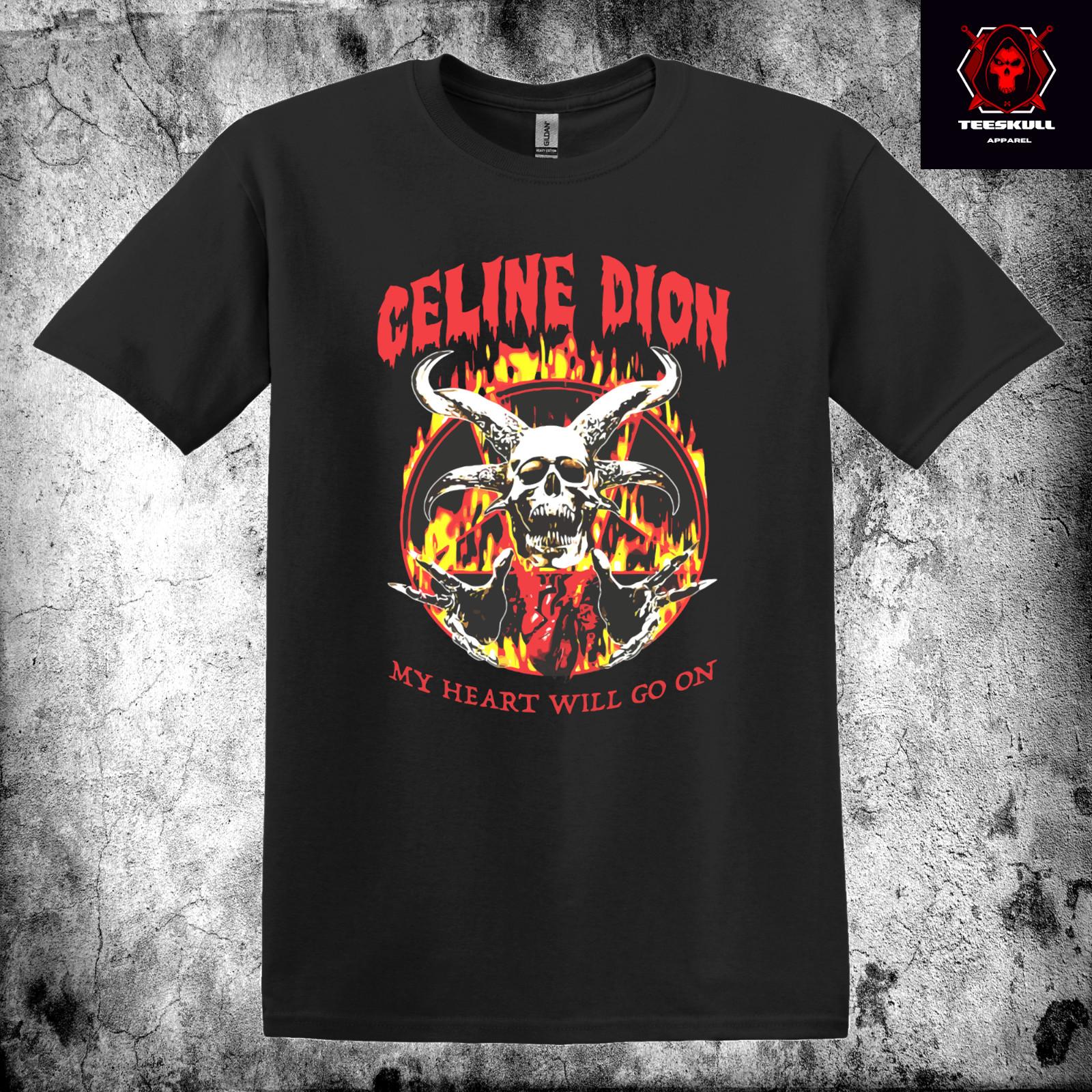 

26 Celine Dion - My Heart Will Go On Metal Rock Tee Unisex Cotton T-SHIRT S-3XL Unisex T-Shirt XXXL