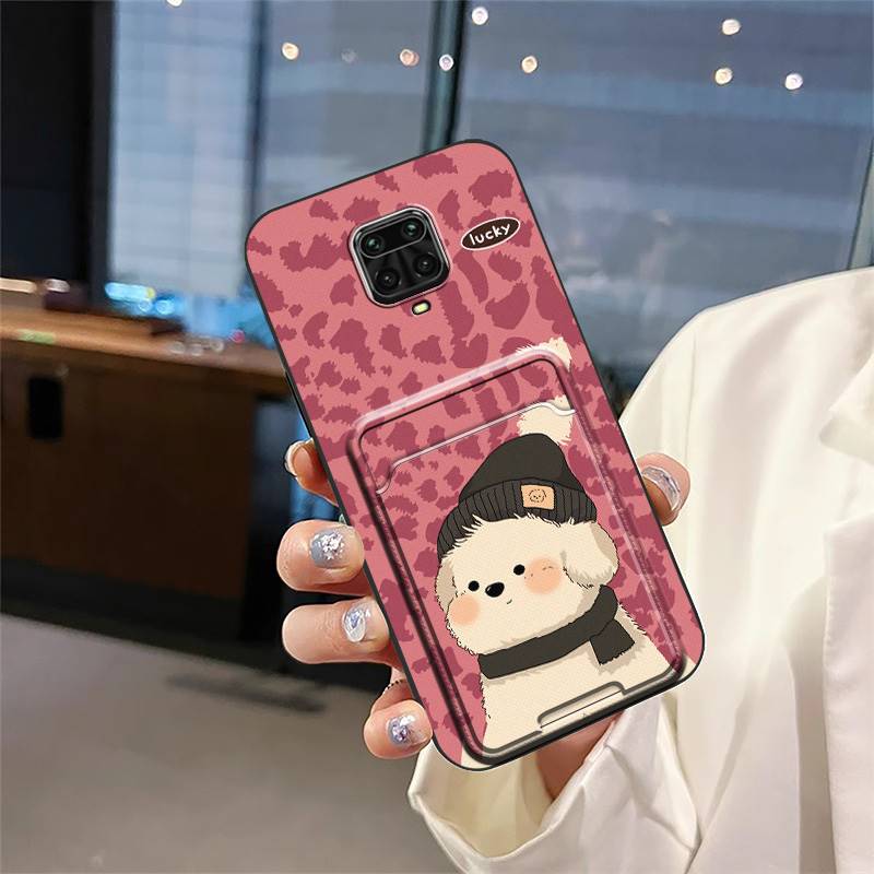 

Слот для карт Прочный чехол для телефона для Xiaomi Redmi Note 9 Pro/Note 9 Pro Max/Note 9S Пылезащитная задняя крышка Милый ТПУ Противоударный Xiaomi Redmi Note 9 Pro/N