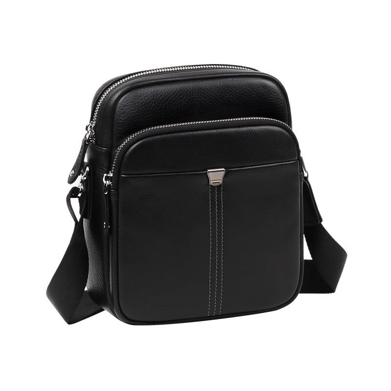 SCHWARZETIENNE Men's Business Leather Shoulder Bag