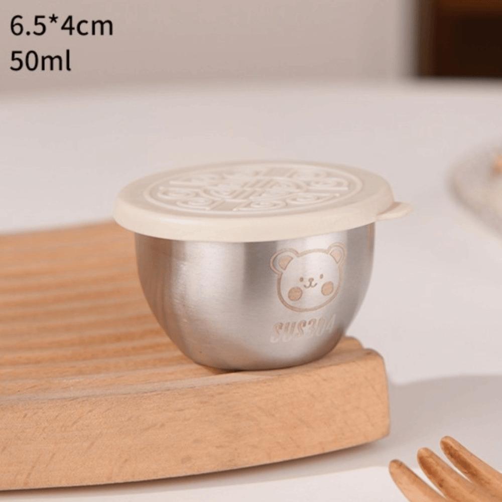 Reusable Storage Containers 304 Stainless Steel Dipping Dish New Sauce Cup  Food Storage