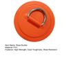 Rope Ring Buckle High-strength Load Bearing Heavy Duty Firmly Fixed Non-slip Surfboard Dinghy Boat Stainless Steel D Ring Pad Boat Supplies