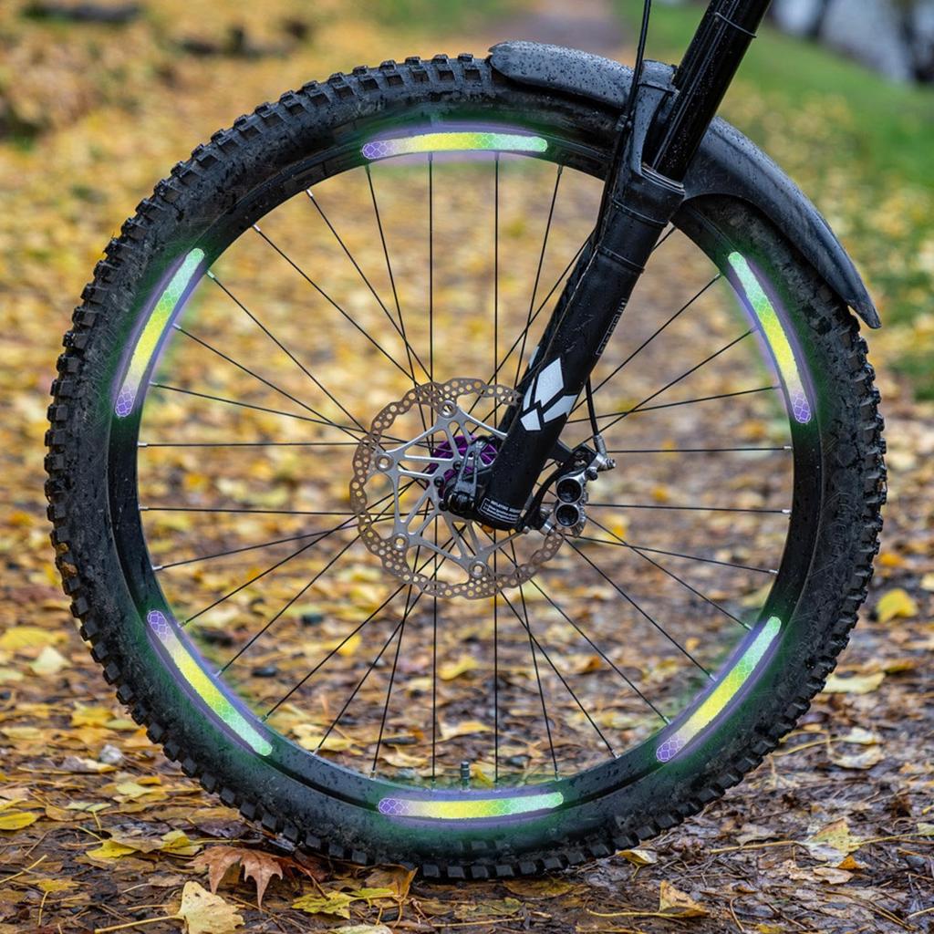 Reflective Car Decal, Tire Decal | 20 PCS PVC Reflective Tape Wheel Stickers, Car