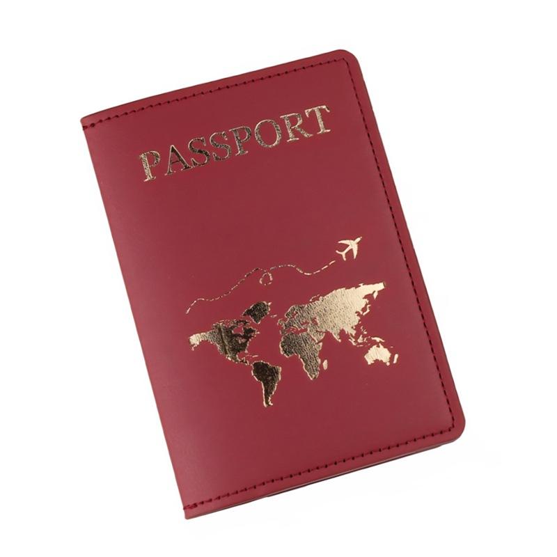 New Travel Passport Covers Women Men Passport Cover Passport Holder ID Card Holder Flight Ticket Clip Travel Accessories
