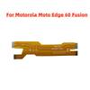 USB Dock Connector Board Charging Port Power Volume Button SIM Card Mainboard Flex Cable For Motorola Moto Edge 60 Fusion