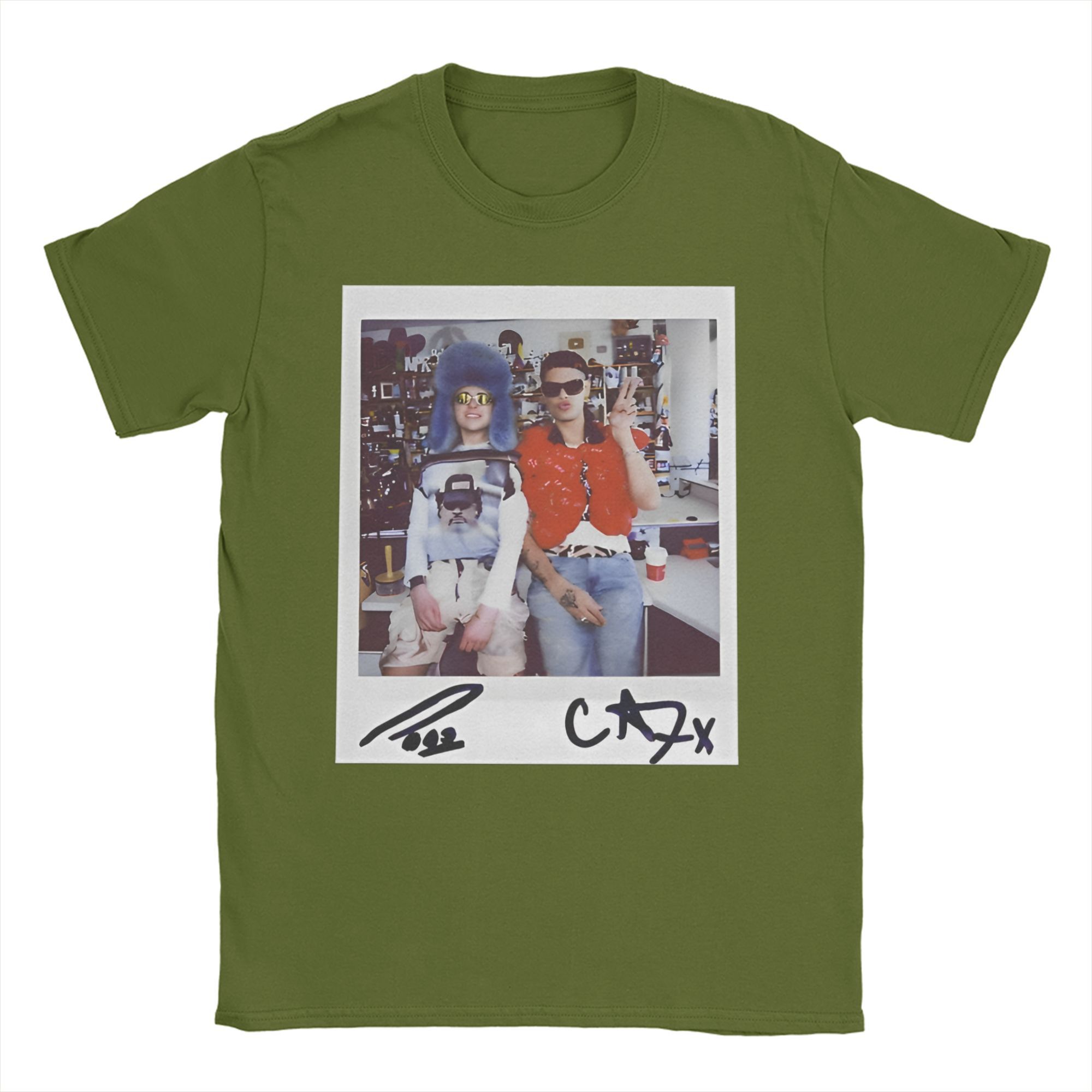 

Vintage CA7RIEL & Paco Amoroso Papota Tour T-Shirt for Men Crew Neck Cotton T Shirt Short Sleeve Tee Shirt Plus Size Clothing 4XL