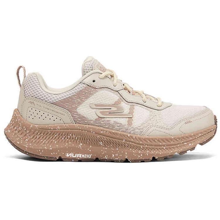 Skechers Go Series Comfortable Versatile Low-Top Casual Running Shoes Women Sneaker Beige 128623-NAT