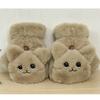 Damen Winter Plüsch Katze Fäustlinge Fingerlose Handschuhe Plüsch Warme Handschuhe Winter Weiche Verdickte Handschuhe Mädchen Halbfinger
