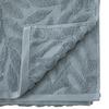 Drap de douche - Ciselle - 70 x 130 cm - 100% coton tencel - Finition jacquard - Bleu